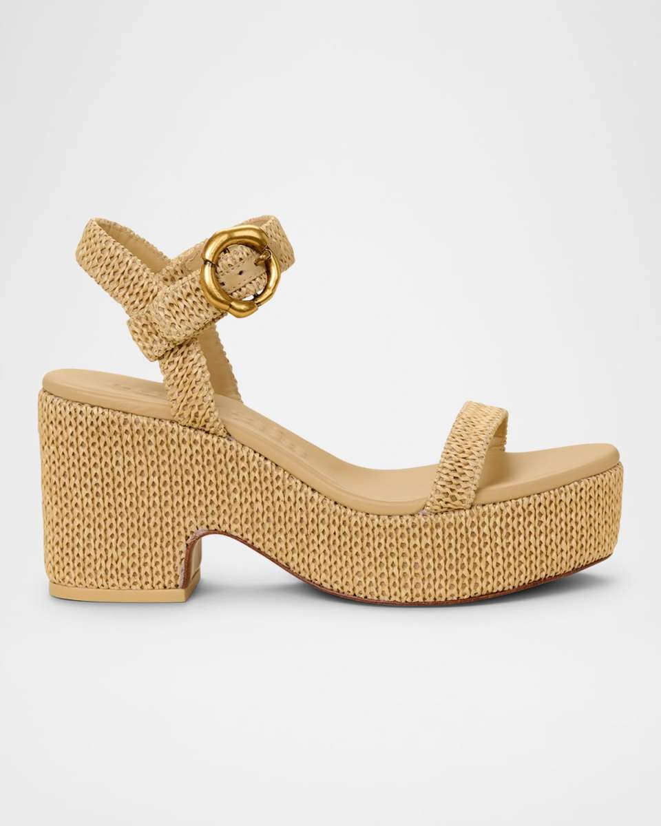 Clara Ankle-Strap Platform Sandals